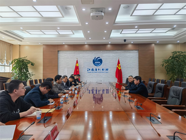 省峡管局考察调研江都水利枢纽工程等运行管理工作