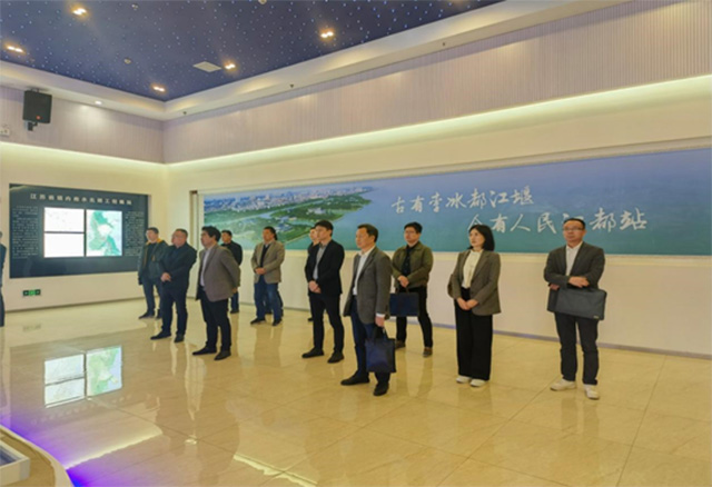 省峡管局考察调研江都水利枢纽工程等运行管理工作
