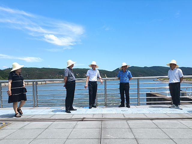 分宜县人大副主任袁鑫一行调研峡江水利枢纽工程