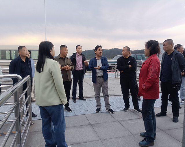 内蒙古河套灌区水利发展中心赴峡江水利枢纽工程考察