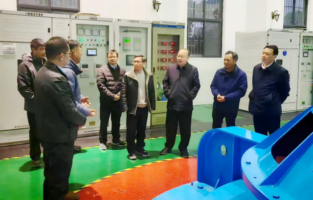 驻省水利厅纪检监察组组长周军一行到省峡管局开展调研