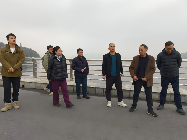 湖北汉江新集水电有限公司调研峡江水利枢纽工程