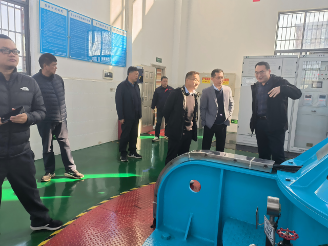 汉江水利水电（集团）有限责任公司调研峡江水利枢纽工程
